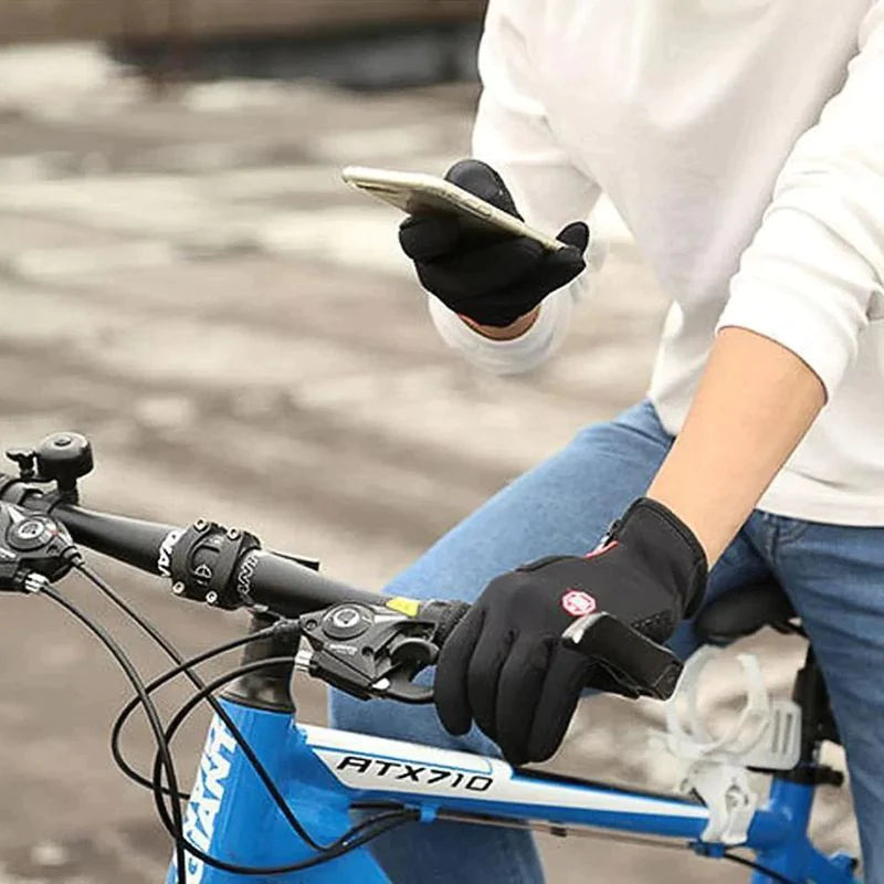 Warme thermische handschoenen voor fietsen, hardlopen, rijden