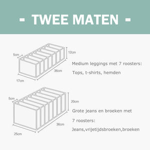 GARDEROBE ORGANIZER (2 ST)