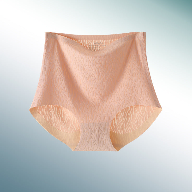 Naadloze slip met hoge taille in effen kleur